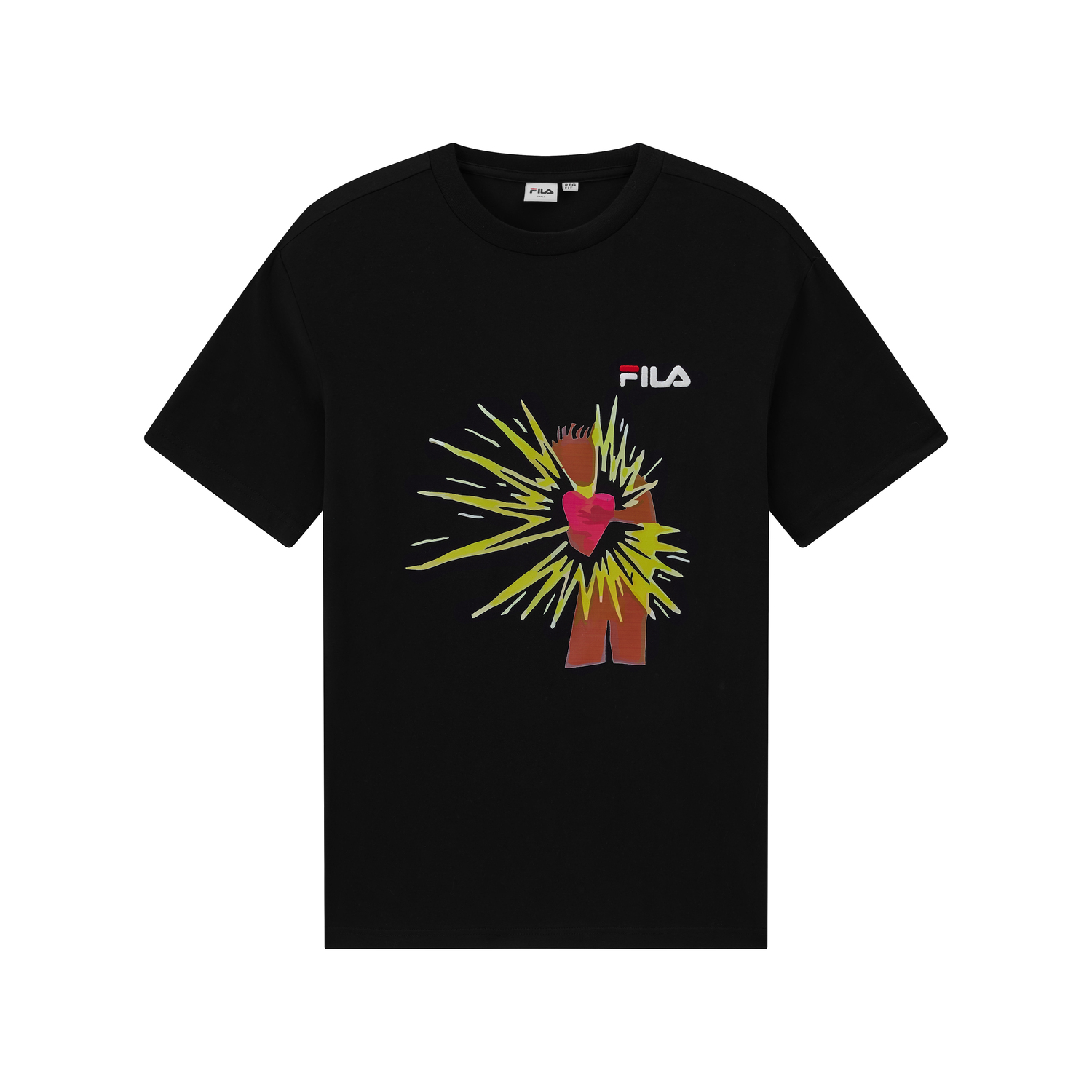 

Футболка унисекс черная FILA