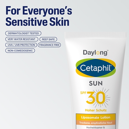 Лосьон для загара для чувствительной кожи Daylong Cetaphil SUN Liposomal Lotion, SPF 30 200 ml — фото 2