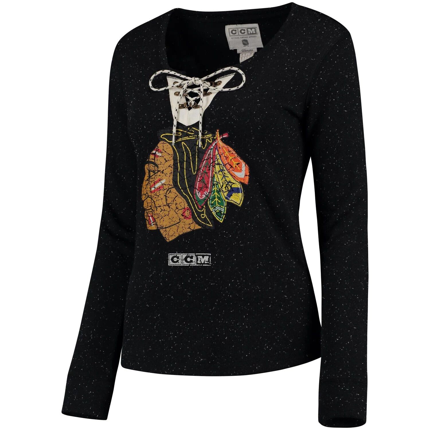 

Женская черная футболка Reebok Jonathan Toews с длинным рукавом Chicago Blackhawks Henley на шнуровке с именем и номером Reebok, Черный, Женская черная футболка Reebok Jonathan Toews с длинным рукавом Chicago Blackhawks Henley на шнуровке с именем и номер