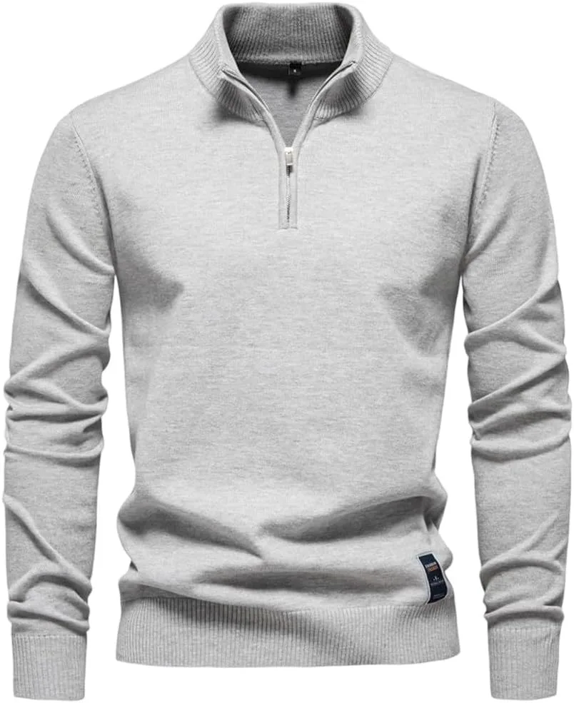 

Мужской свитер с четвертью молнии