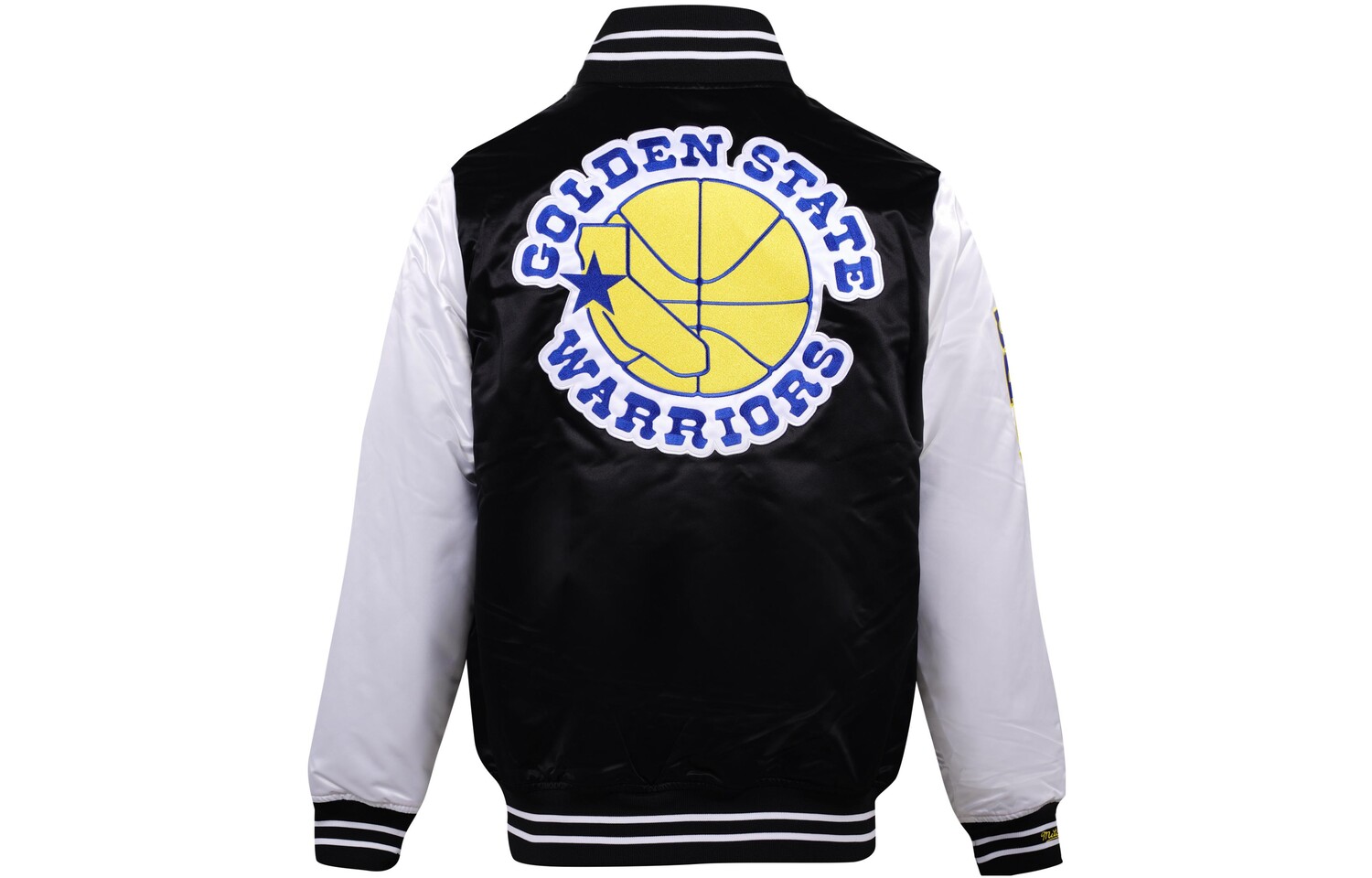 

Бейсбольная куртка унисекс Warrior черно-белый Mitchell Ness