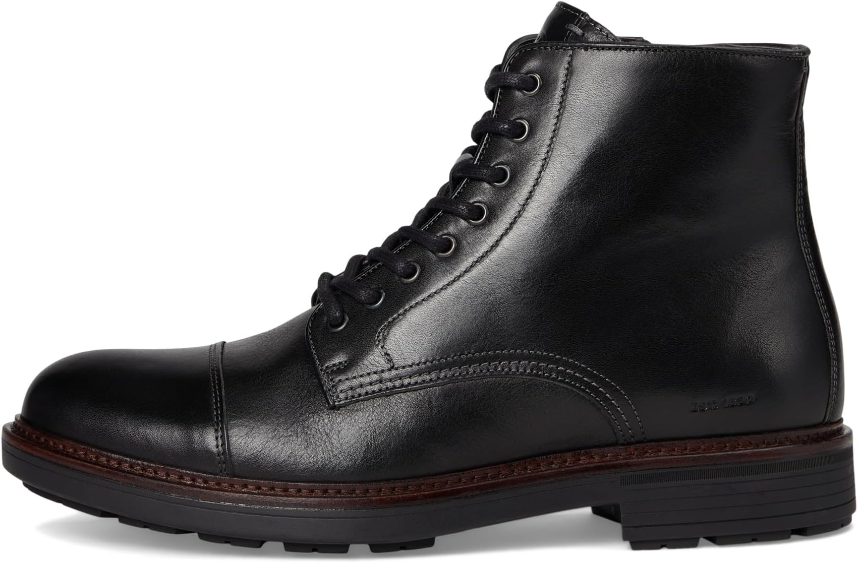 Ботинки Johnston & Murphy Collection Men's Latham Cap Toe Boots, Black European Calfskin — фото 4