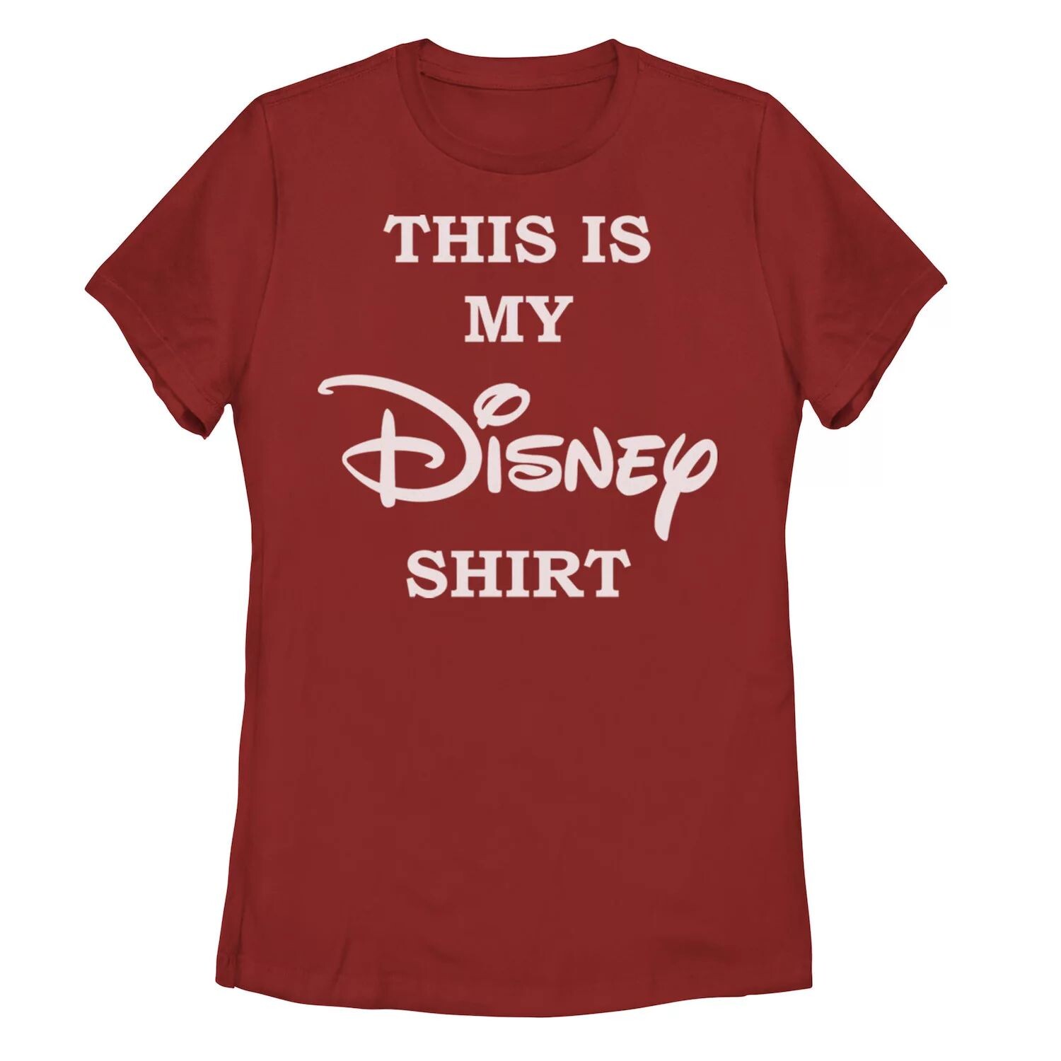 

Футболка с логотипом на груди для юниоров Disney This Is My Disney Shirt Licensed Character, красный