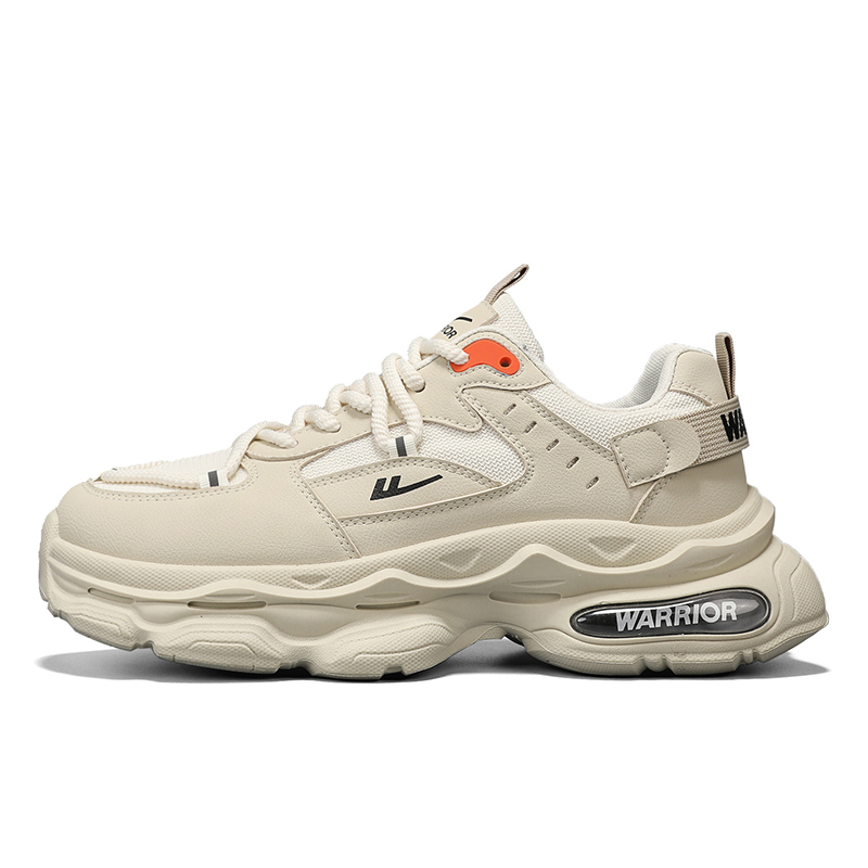 

Низкие массивные кроссовки мужские WARRIOR, Apricot/Beige