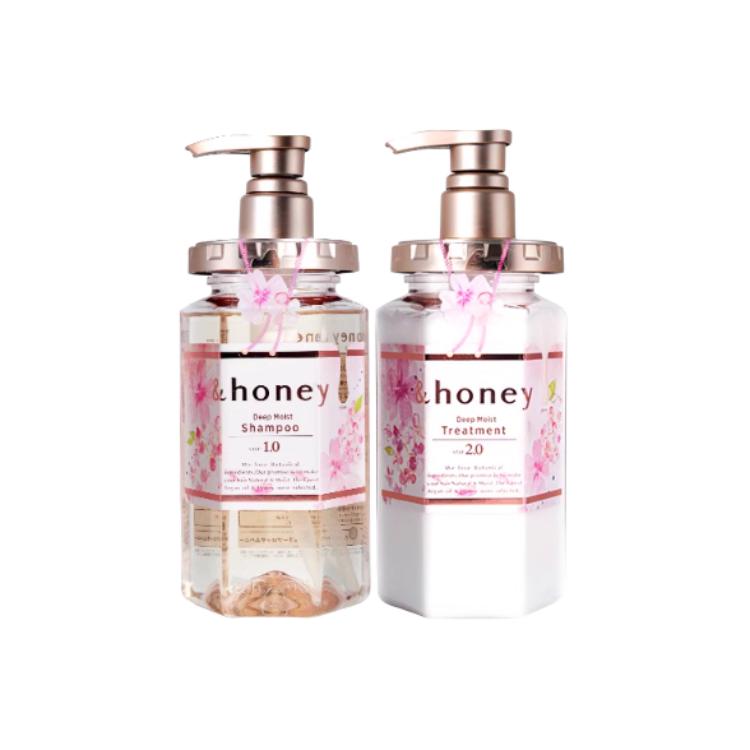 

Питающий и увлажняющий шампунь и кондиционер для волос уход и очищение 100мл+440мл+445г &honey Glossy