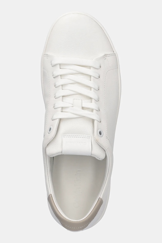 Кожаные кроссовки LOW TOP LACE UP NU Calvin Klein, белый — фото 4