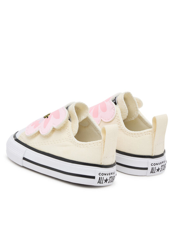 Тканевые кроссовки Chuck Taylor All Star One Strap Embroidered Floral Easy On A13452C Converse, экрю — фото 3