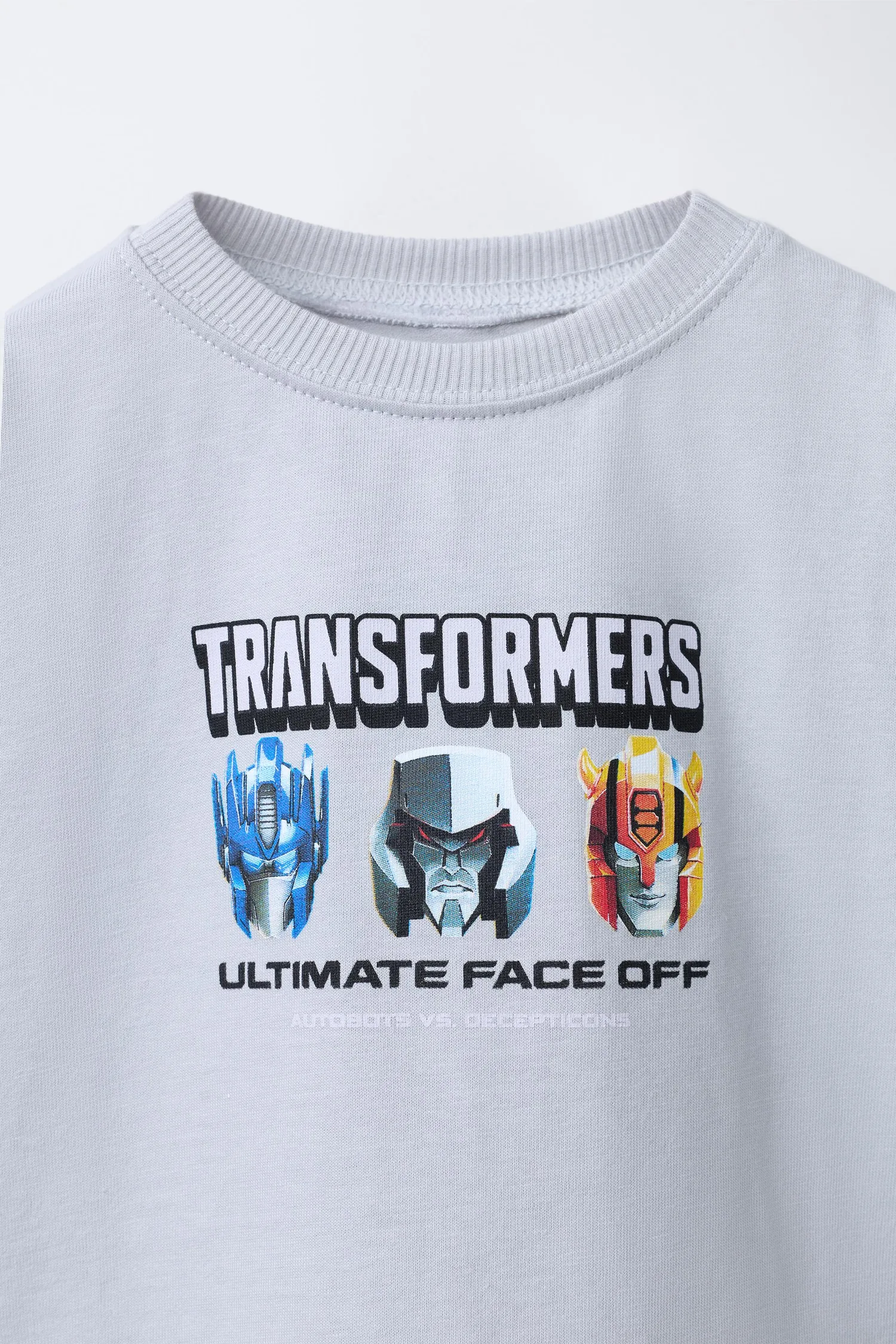 Футболка с принтом transformers Zara, серый — фото 3