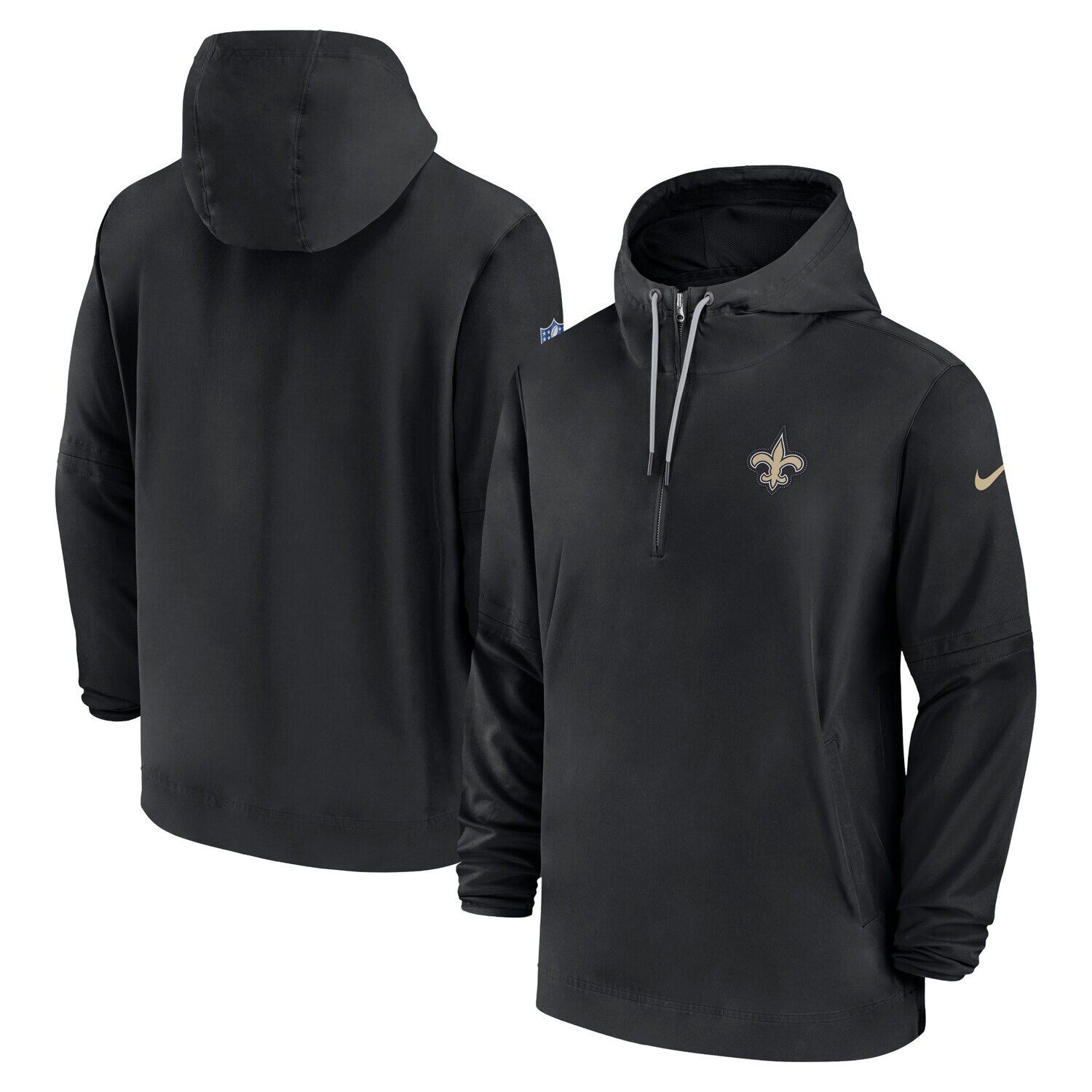 

Мужская черная толстовка с капюшоном на молнии New Orleans Saints Sideline Nike, Черный, Мужская черная толстовка с капюшоном на молнии New Orleans Saints Sideline Nike