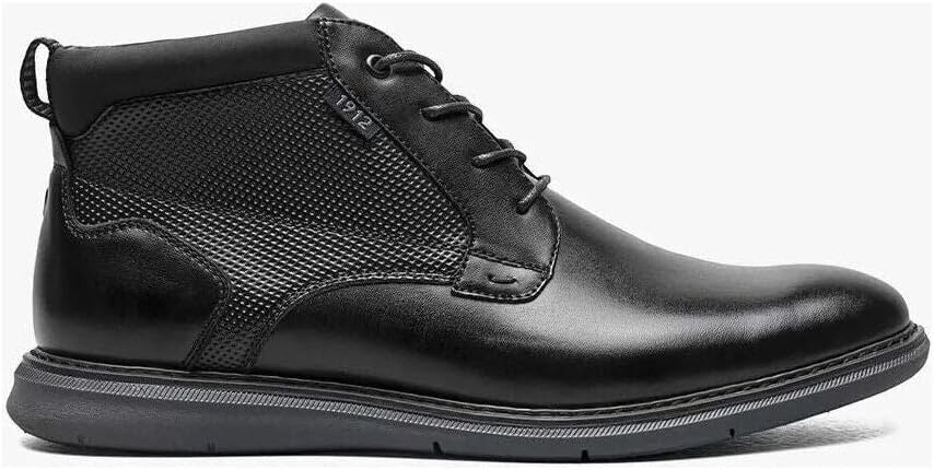 Мужские ботинки Nunn Bush Chase Plain Toe Chukka современного дизайна, черный — фото 4