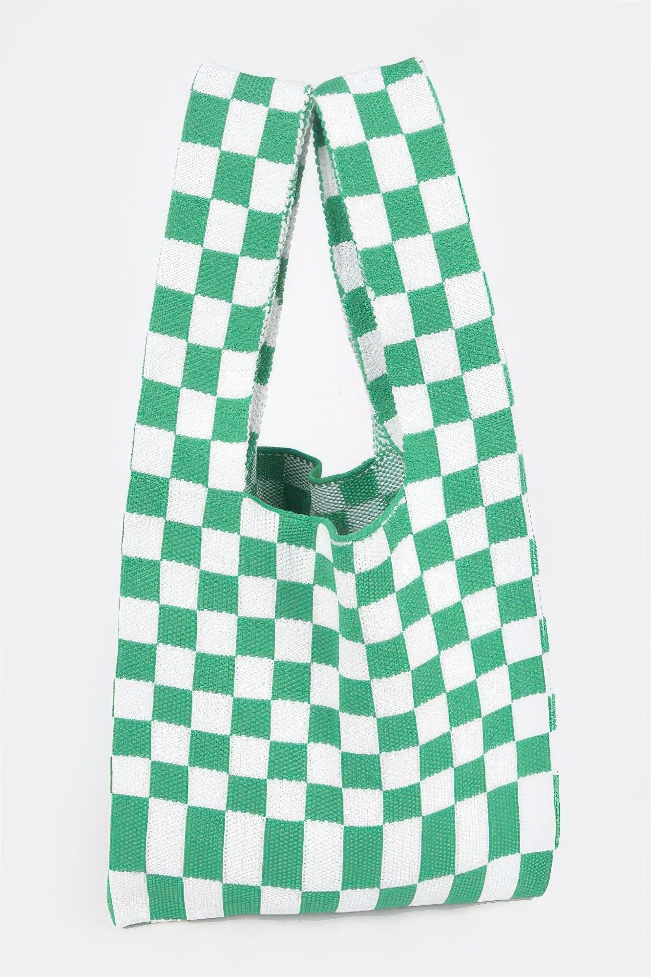 

Сумка из тканого полиэтилена Checker FASHNZFAB, зеленый