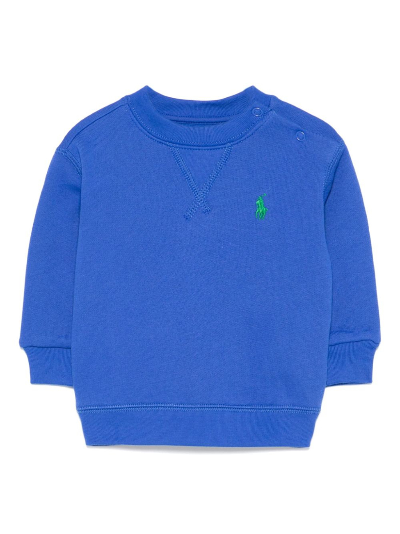 

POLO RALPH LAUREN KIDS толстовка с вышивкой Polo Pony, синий