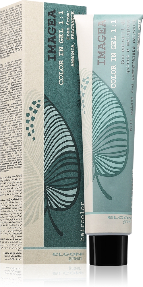 

Цветная краска для волос 1:1 Elgon Green Imagea, atspalvis 8 60 мл