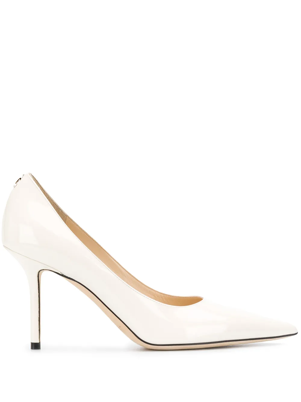 Лакированные туфли-лодочки Love 85 JIMMY CHOO, белый