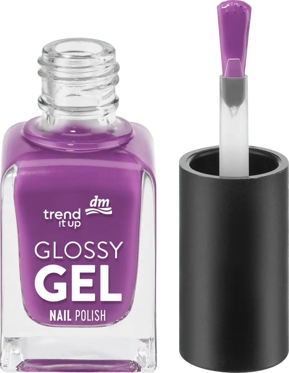 

Nagellac Glossy Gel 160 Dark Plum Purple 110мл trend !t up