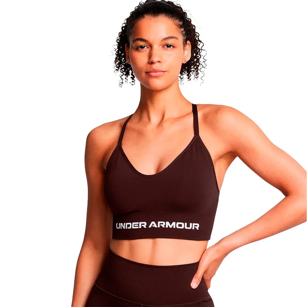 

Спортивный топ Under Armour Vanish seamless low support, коричневый