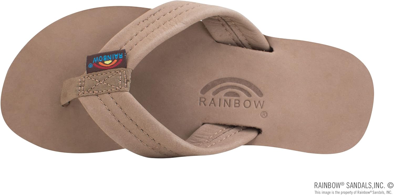 Детские сандалии Rainbow, однослойные, из высококачественной кожи Rainbow Sandals, темно-коричневый — фото 3