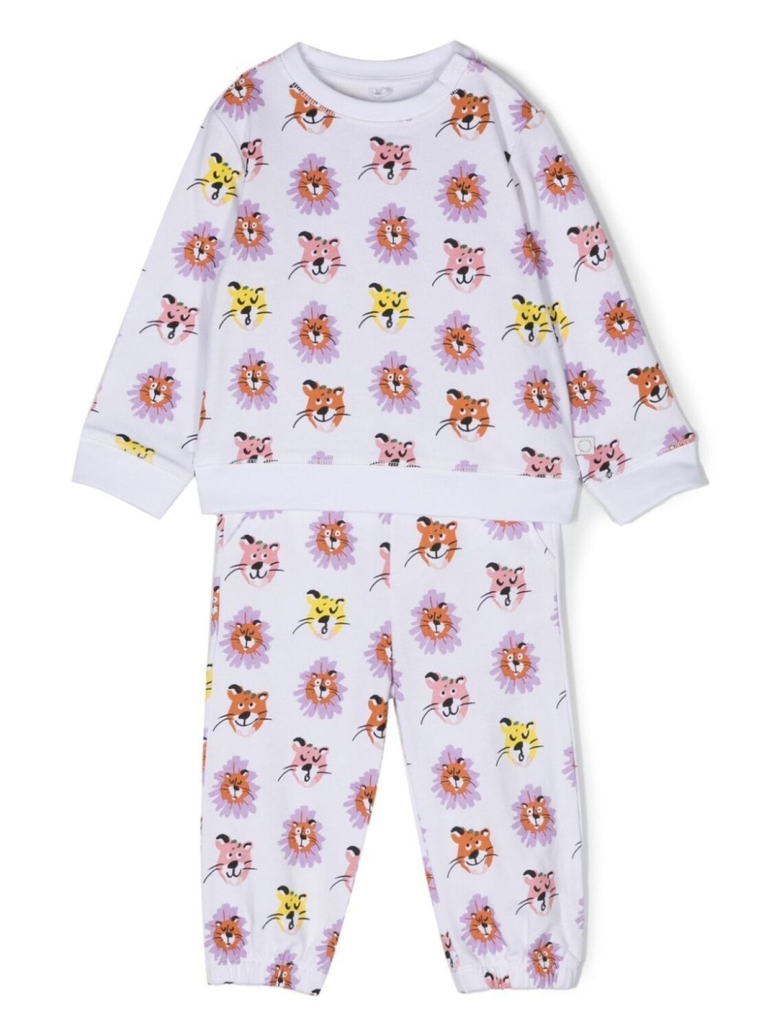 

Stella McCartney Kids спортивный костюм с графичным принтом, белый