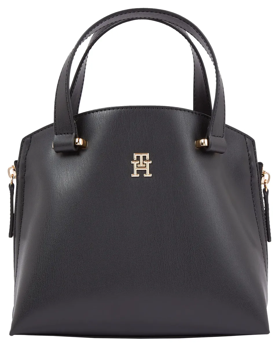 

Мини-сумка Tommy Hilfiger "TH MODERN MINI TOTE" с золотистыми деталями, черный