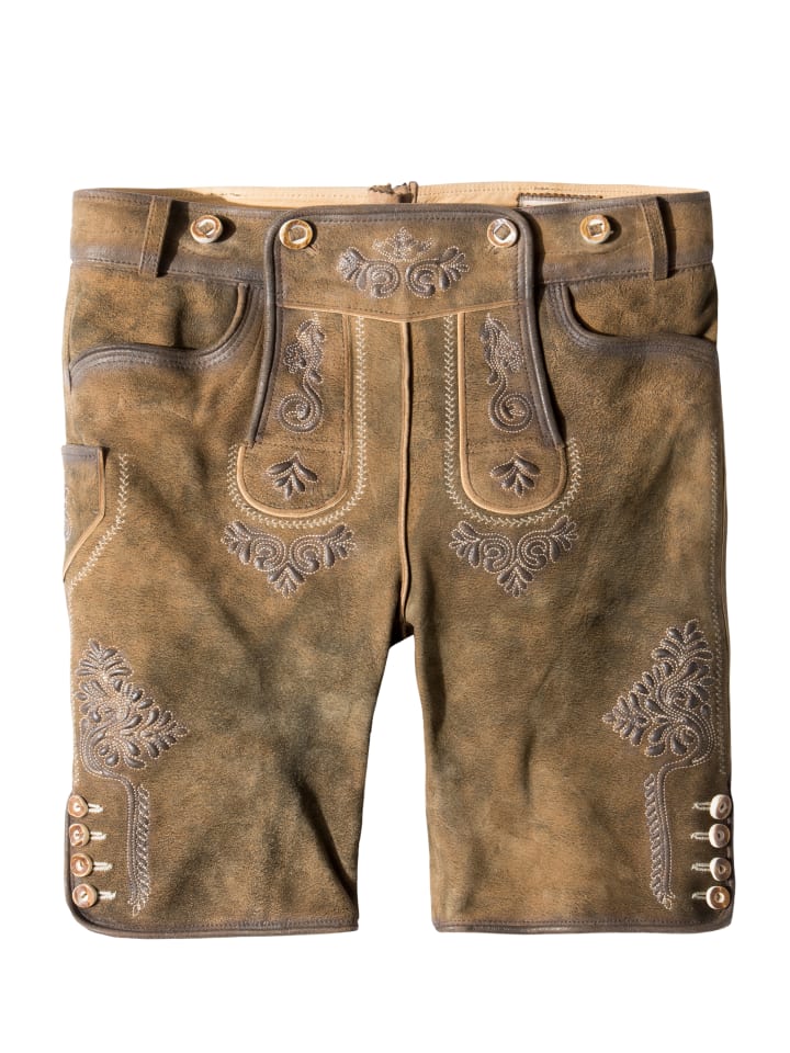 

Stockerpoint Кожаные брюки "Beppo 4" в гаванском крапчатом цвете