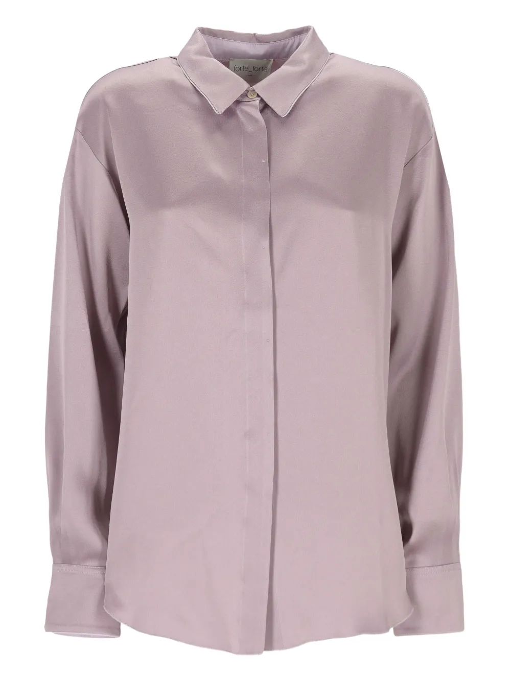 

Рубашка на пуговицах Forte Forte, розовый