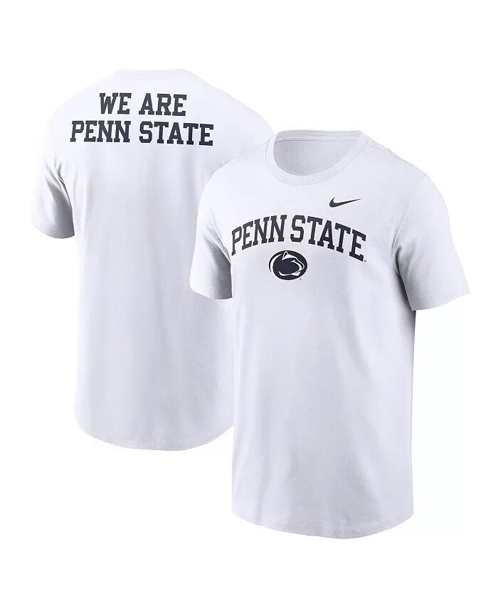 

Мужская белая футболка Penn State Nittany Lions Blitz 2-Hit Nike