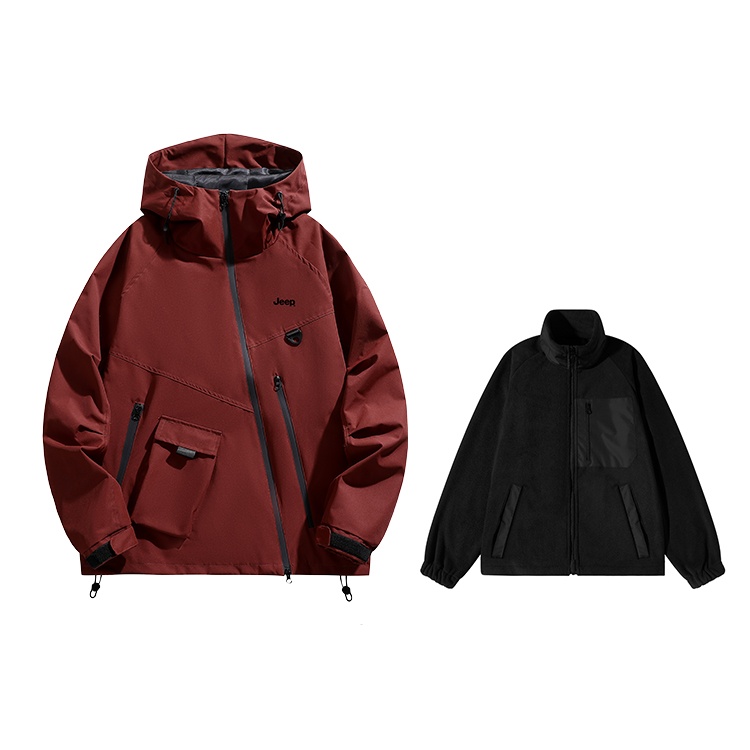 

Jeep Куртка Unisex, Burgundy (with Liner)