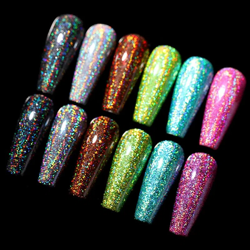 Радужная пудра-пигмент для ногтей WEIDU Weidu, Cat Magnetic Powder — фото 4