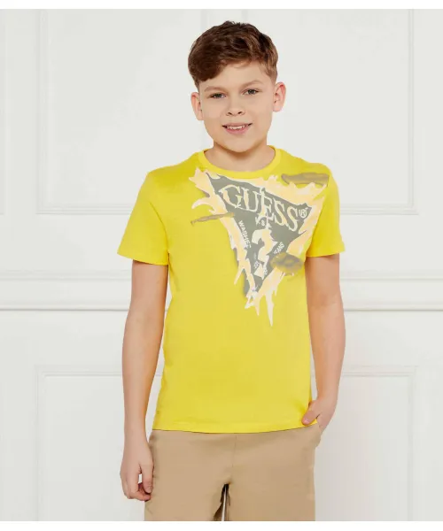 

Футболка Regular fit Guess, желтый