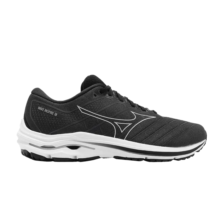 

Кроссовки Wave Inspire 18 4E Wide 'Black Silver', черный