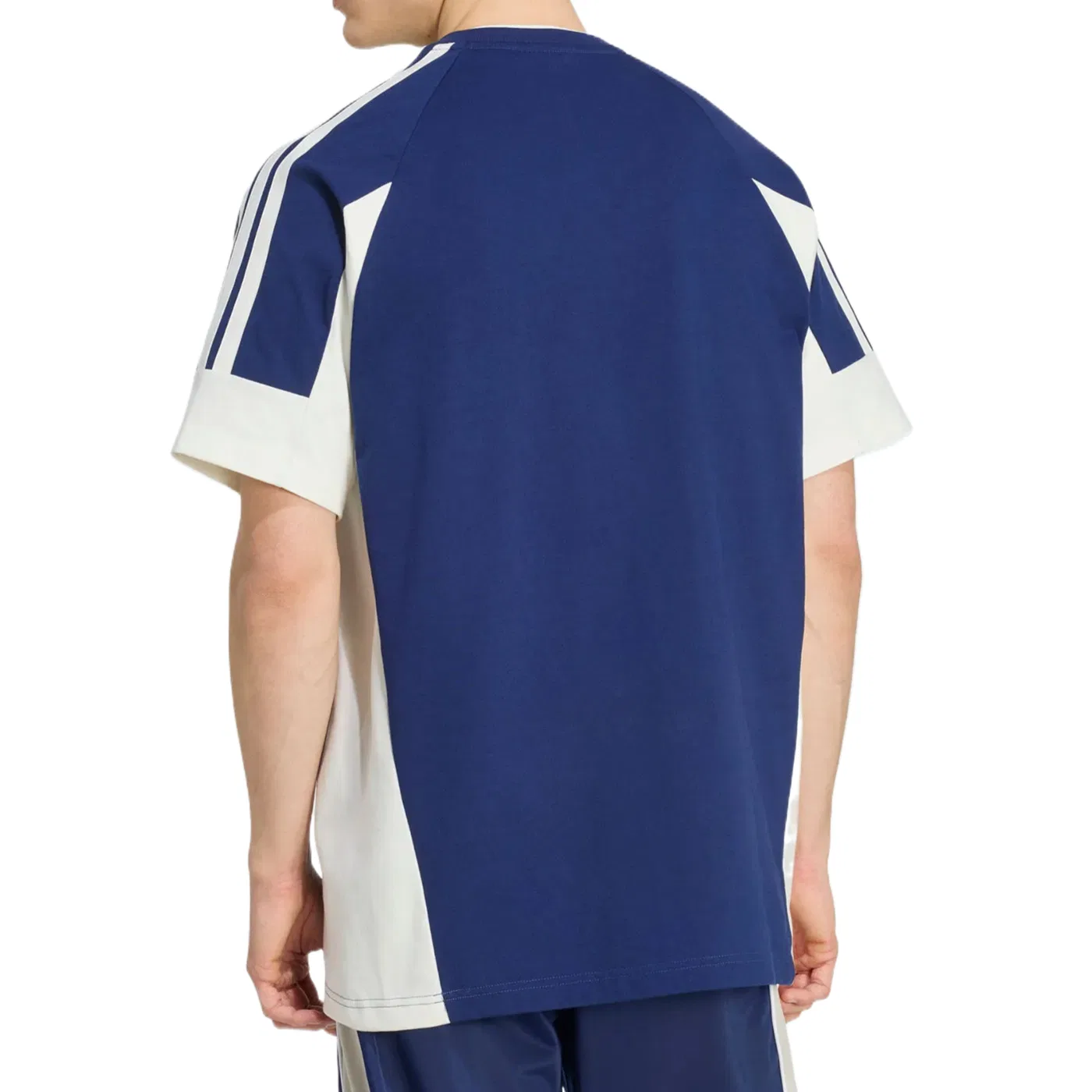 Футболка Loose Fit Adidas Sportswear темно-синяя — фото 4
