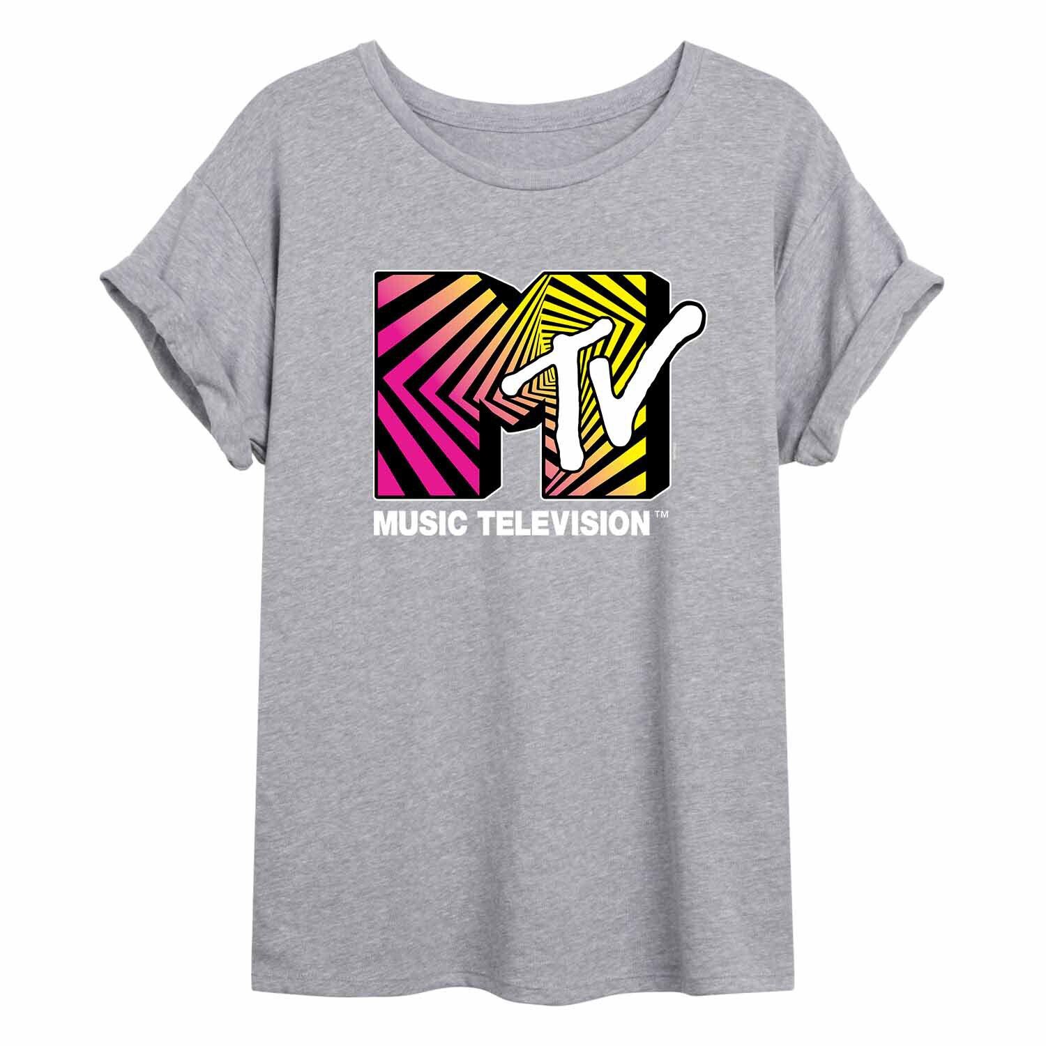 

Детская струящаяся футболка MTV Logo Optical 805 Licensed Character