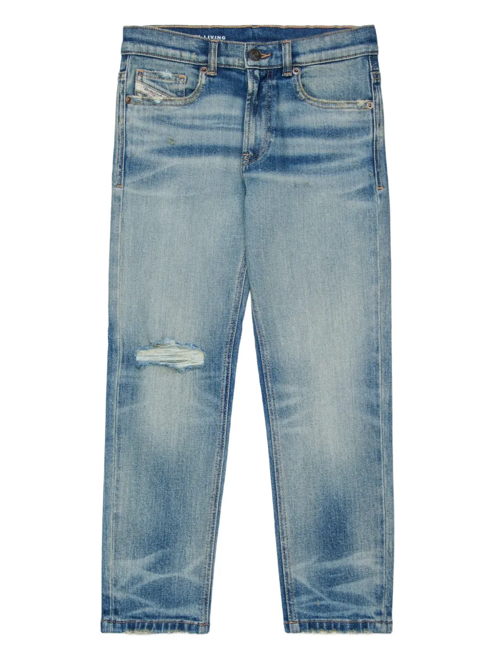 

Джинсы D-LUCAS-J с эффектом потертости Diesel Kids, синий