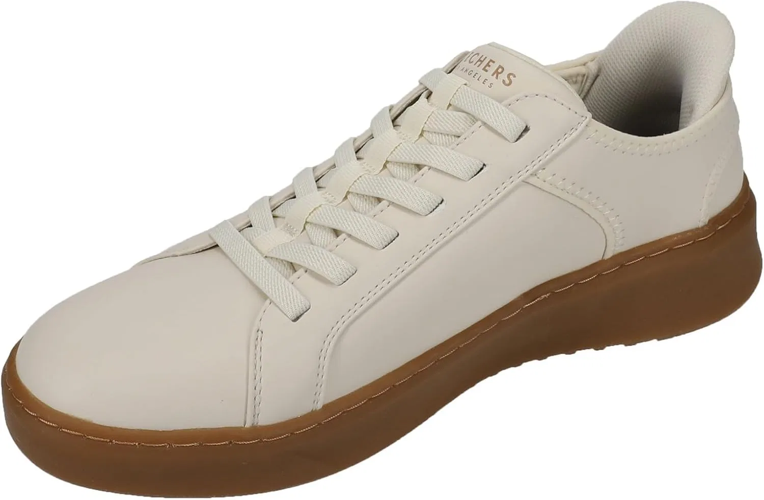 Мужские туфли Skechers Hands-Free Court Break Double Ventilated, 2-Natural — фото 4