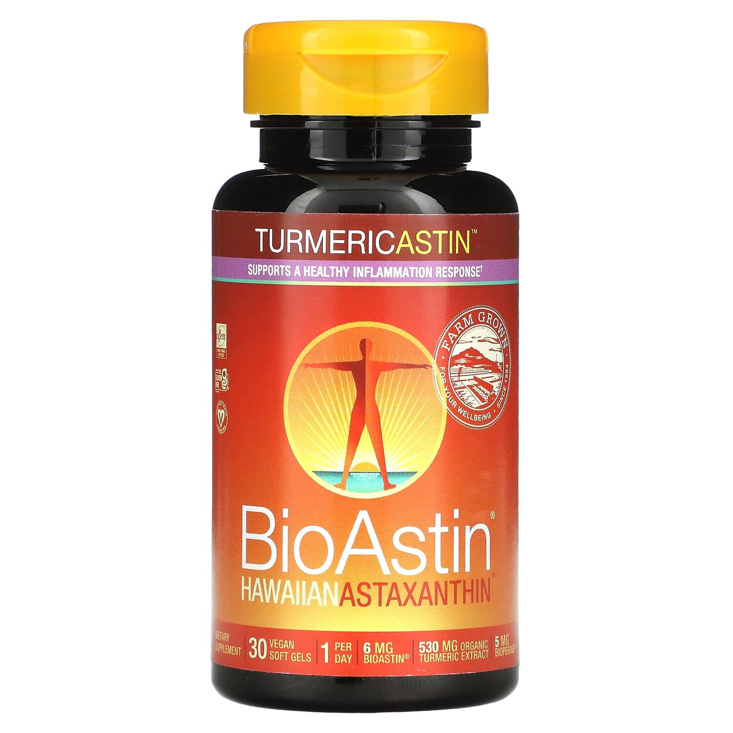 

Nutrex Hawaii BioAstin - TurmericAstin Гавайский астаксантин 30 софтгелей