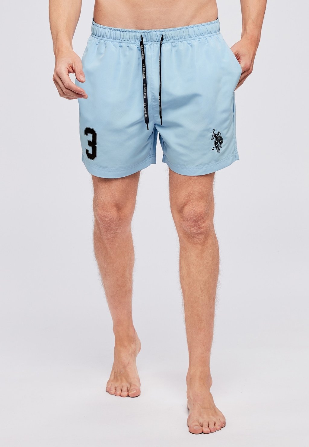 

Шорты для плавания ALEXANDER U.S. Polo Assn., светло-голубой