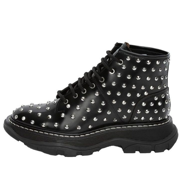 Кроссовки ankle boots 'black studd' Alexander Mcqueen, черный