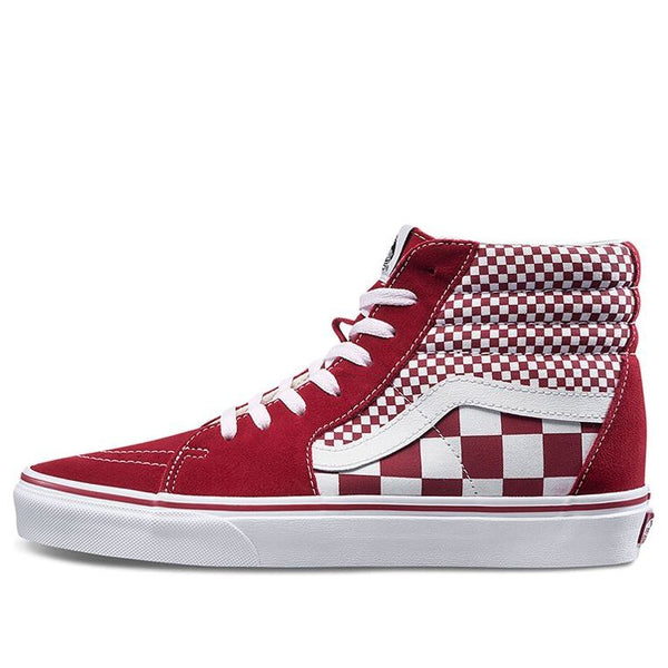 

Кроссовки sk8-hi 'red mix checker' Vans, красный
