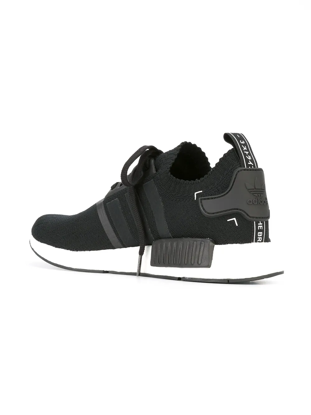 Кроссовки NMD R1 Primeknit adidas, черный — фото 3