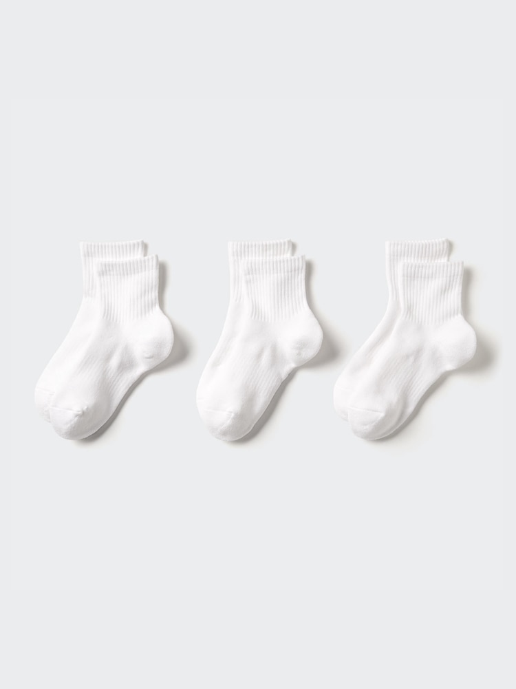 

Носки,3 пары Uniqlo, цвет 00 белый
