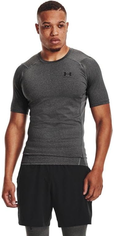 

Мужская компрессионная футболка с коротким рукавом HeatGear от Under Armour, Carbon (090)