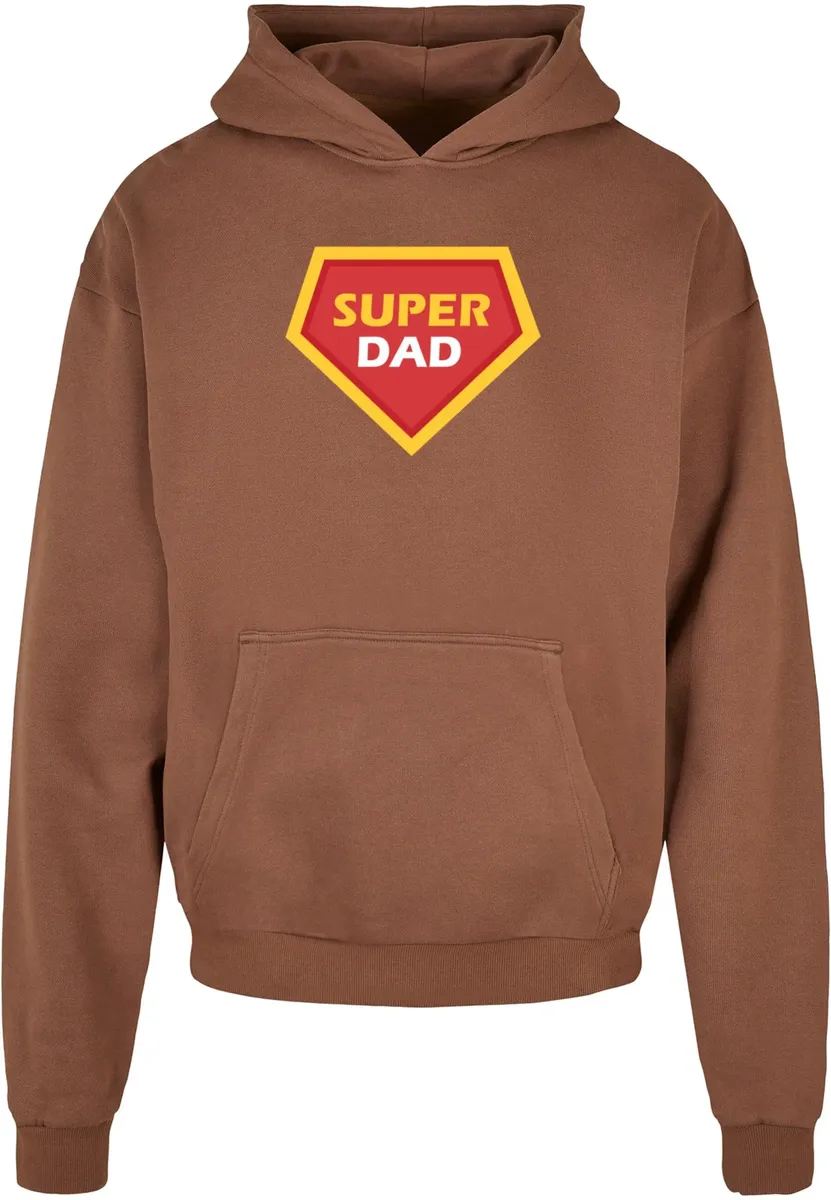 

Толстовка с капюшоном Merchcode " Merchcode Men's Fathers Day - Super Dad Ultra Heavy Hoody", цвет Bark