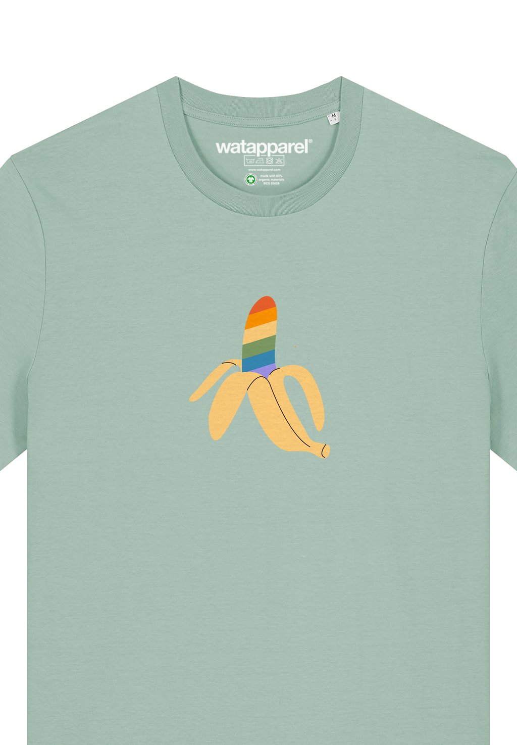 

Футболка с принтом watapparel, светло-зеленый