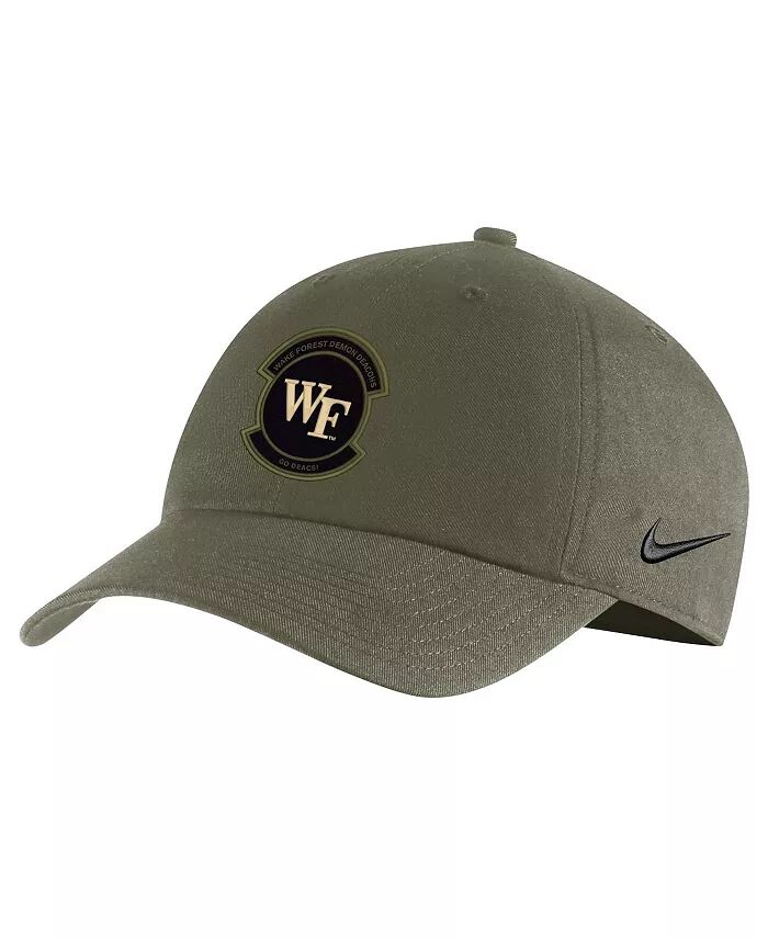 

Мужская регулируемая кепка Olive Wake Forest Demon Deacons Pack Heritage86 Nike