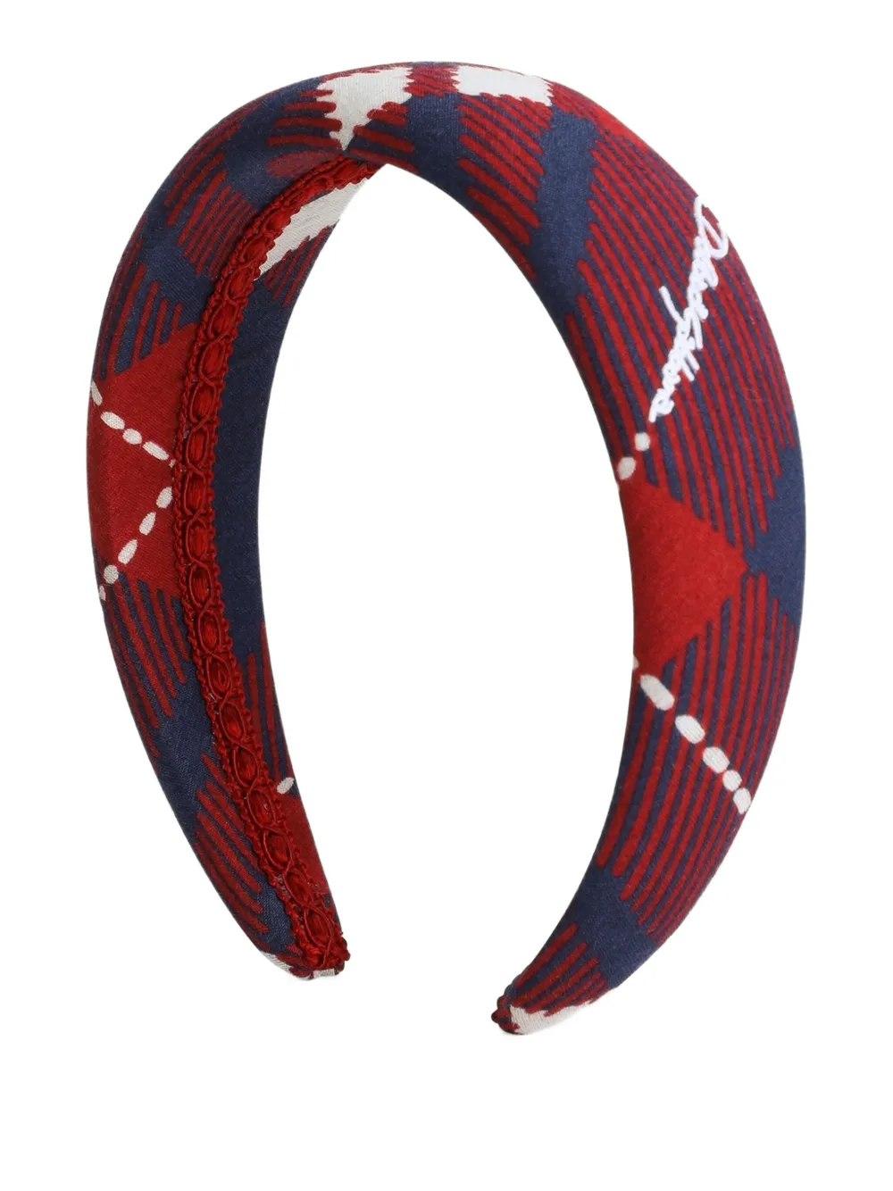 

Ободок в клетку тартан Dolce & Gabbana Kids, красный