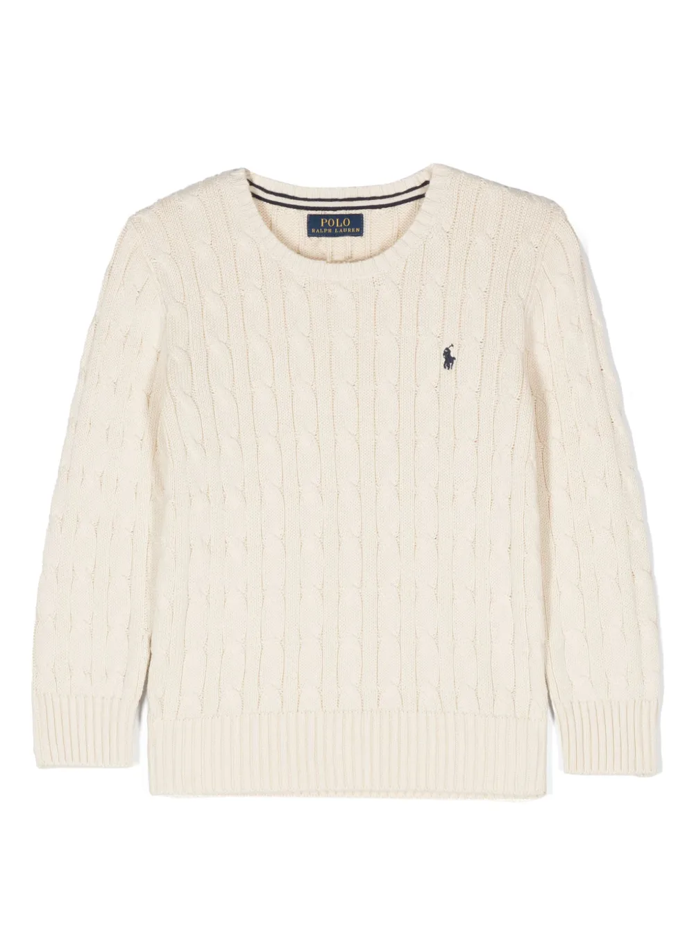 

Свитер фактурной вязки POLO RALPH LAUREN KIDS, нейтральный