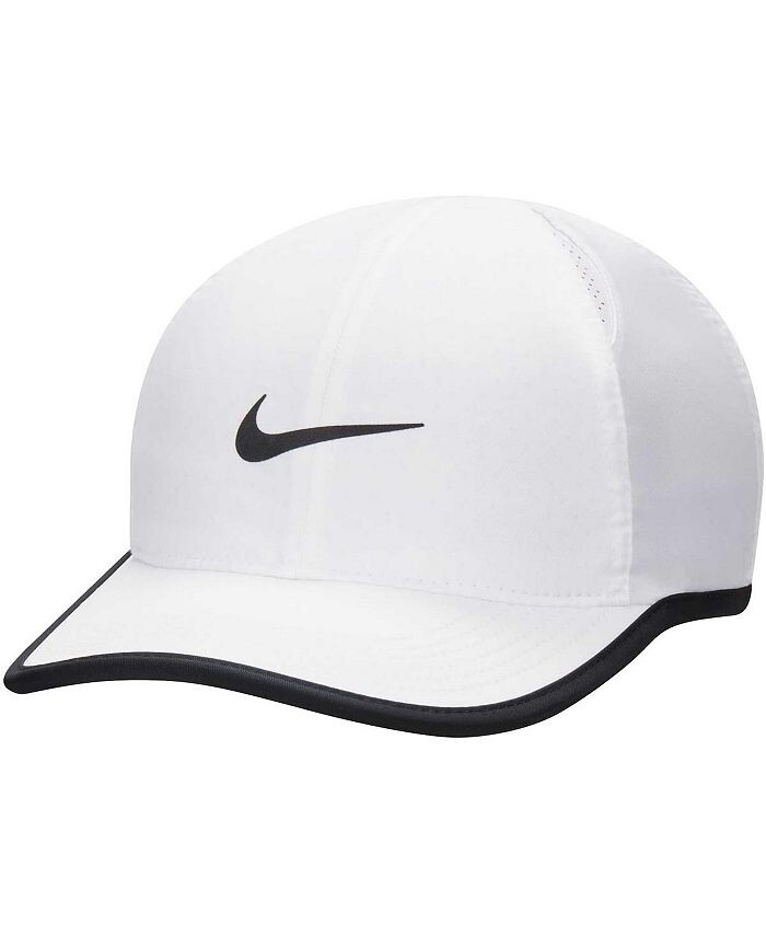 

Белая регулируемая шляпа для юношей и девочек с перьями Club Performance Nike, белый