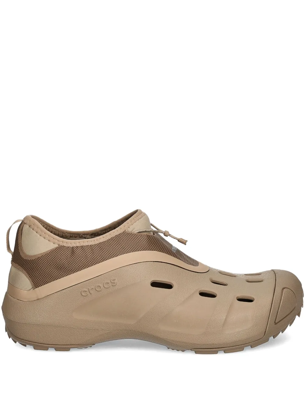 

Слипоны Quick Trail из коллаборации с Satisfy Crocs, коричневый