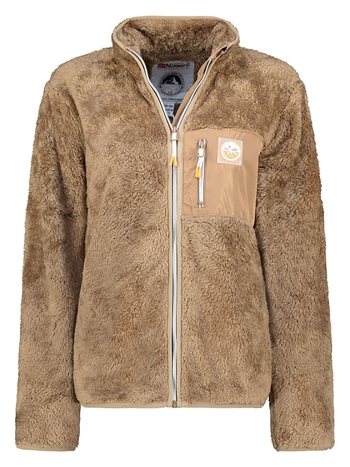 

Флисовая куртка Precious светло-коричневого цвета Geographical Norway