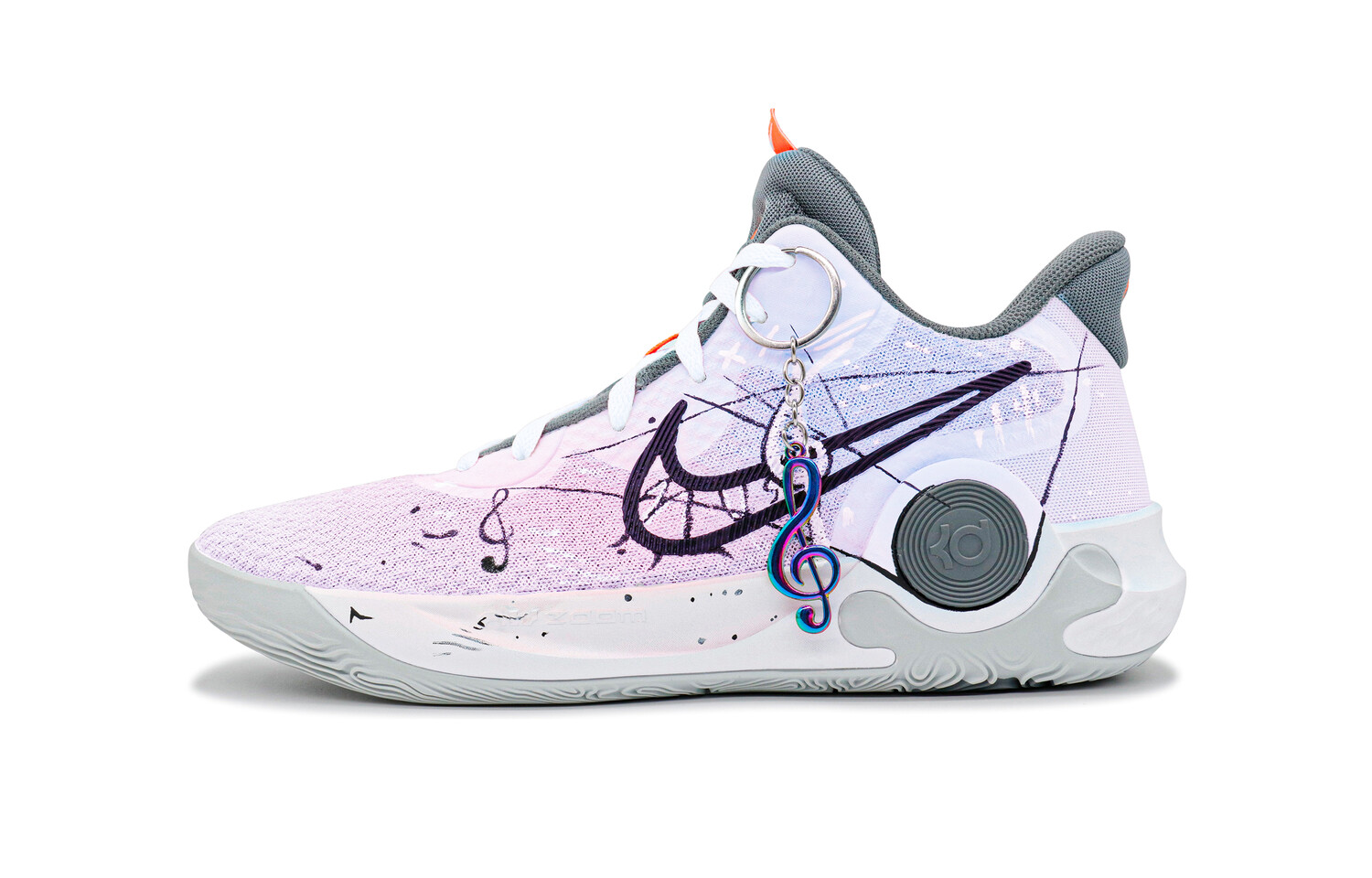 

Баскетбольные кроссовки KD Trey 5 IX Basketball Shoes Unisex Mid-Top Pink Purple Nike